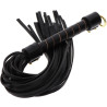 TABOOM Martinet Studded Whip 55cm Noir